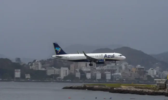 Avião aviação Azul linhas aéreas. Foto- Tomaz Silva