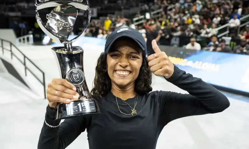 Raissa Leal - Skatista. Foto - SLS - Divulgação