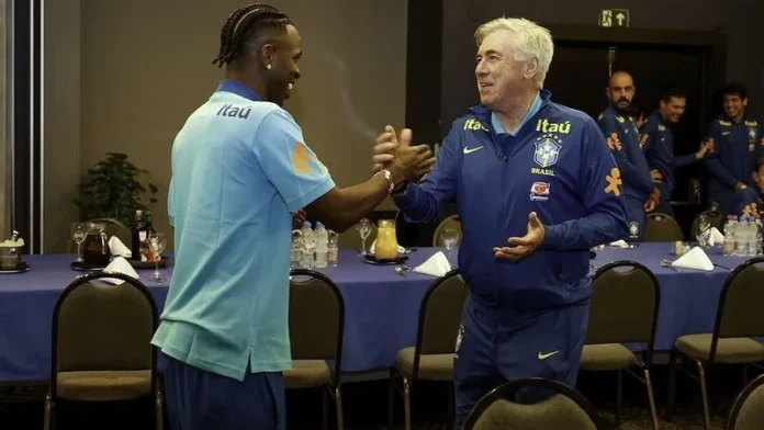 Ancelotti encontra jogadores da Seleção Brasileira • Rafael Ribeiro : CBF