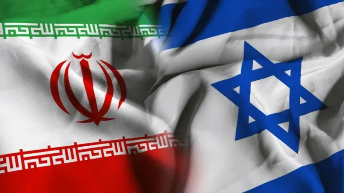 Bandeira ira e israel