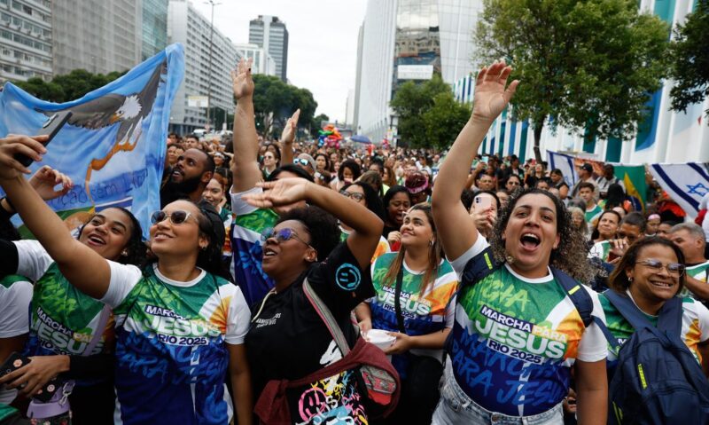 marcha para jesus. Foto Fernando Frazão