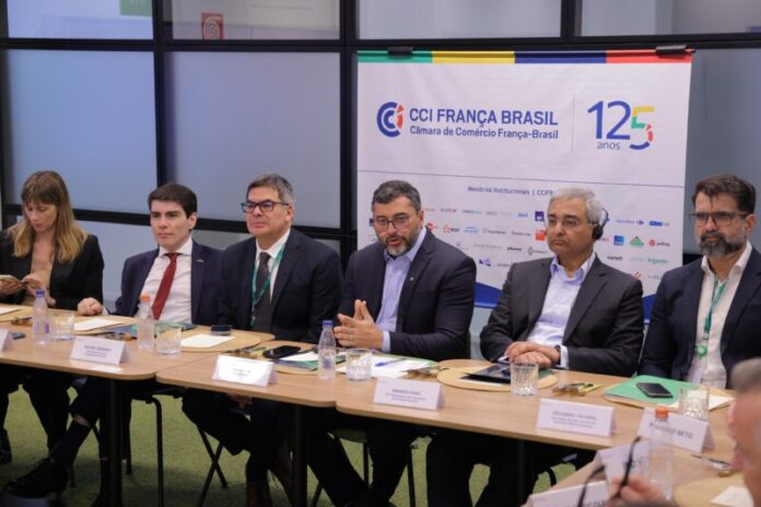 Governador Wilson Lima destaca parceria com empresas francesas e apresenta potencial econômico do Amazonas 1_Foto Maurílio Rodrigues Secom