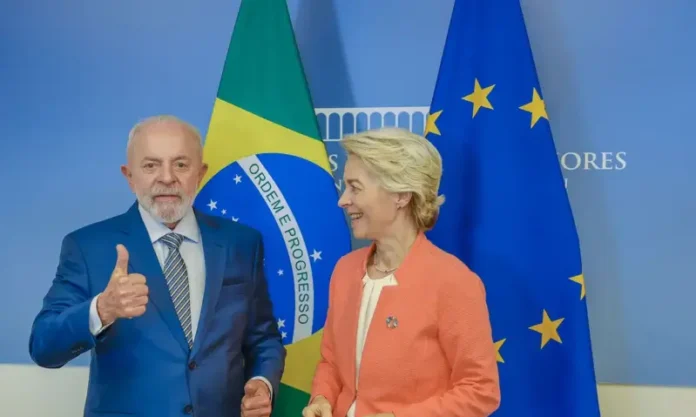 Lula, Ursula Von Der Leyen união européia. Foto Ricardo Stuckert