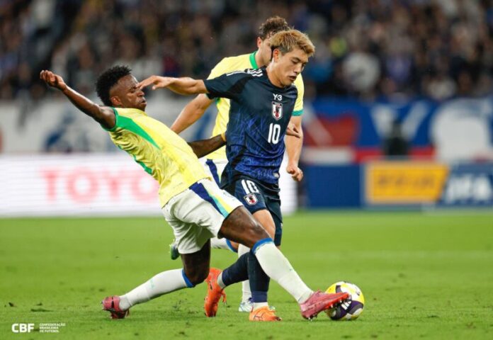 Japão se aproveitou de um segundo tempo abaixo da média da Seleção Brasileira Créditos- Rafael Ribeiro : CBF