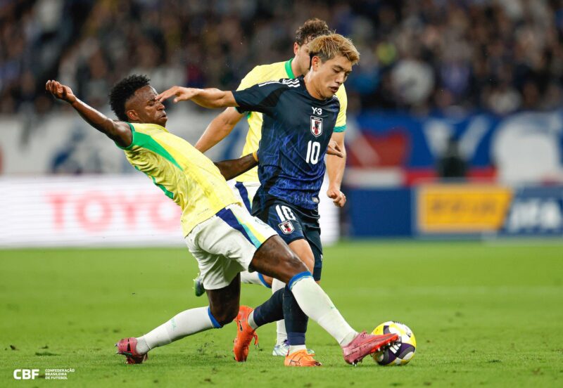 Japão se aproveitou de um segundo tempo abaixo da média da Seleção Brasileira Créditos- Rafael Ribeiro : CBF