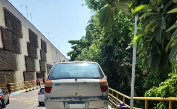 Fiscalização ena Capital autua 17 veículos por estacionamento irregular