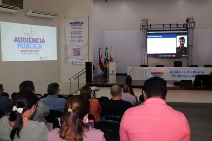 Prefeitura de Manaus encerra Audiência Pública do PPA 2026-2029 e PLOA 2026 com foco em regionalização e grandes projetos 2