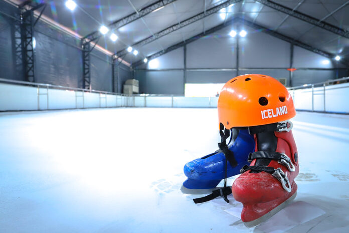 pista patinação no gelo