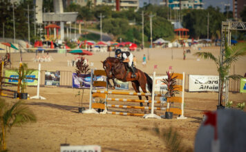 Hipismo estreia na Ponta Negra e transforma a orla em palco de competições