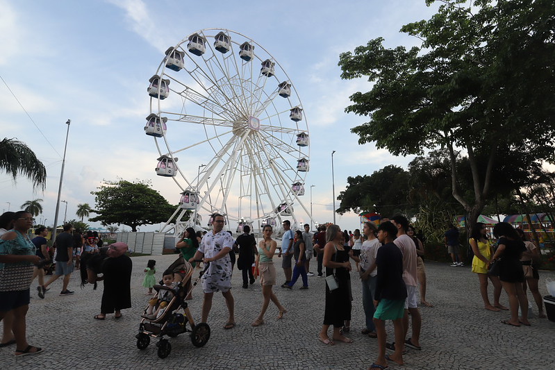 Parada de Natal, um sonho de natal, ponta negra roda gigante
