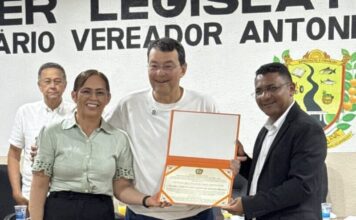 Eduardo Braga recebe título de cidadão rio-pretense e reinaugura UBS ampliada com suas emendas