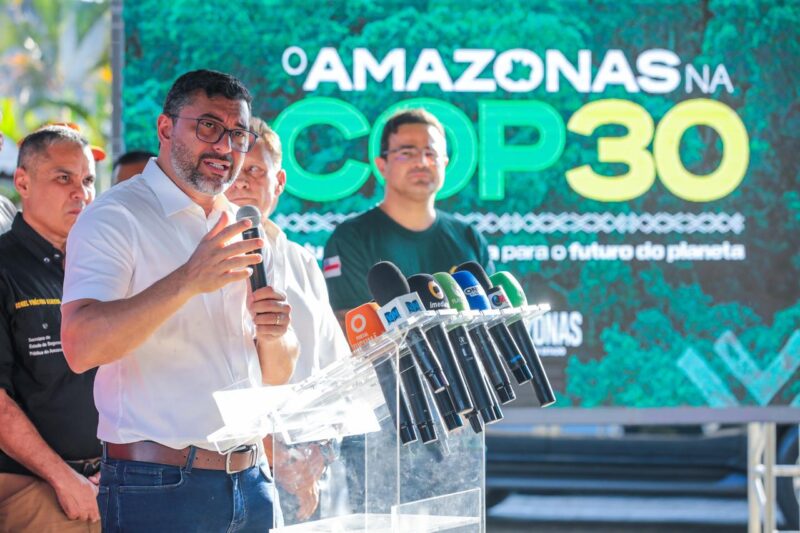 Governador Wilson Lima anuncia delegação do Amazonas e pacote de ações que o estado levará para a COP30 2_Foto Antonio Lima e Arthur Castro Secom
