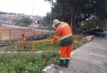 Manaus reforça cuidado com praças e amplia ações de limpeza em todas as zonas