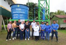 Governo do Amazonas leva água potável e LED a Benjamin Constant