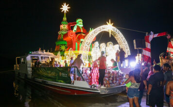 Natal nas Águas leva apoio a 300 famílias ribeirinhas de Manaus