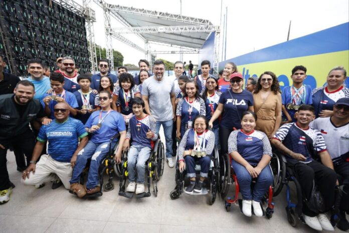 Governador Wilson Lima inaugura projeto Vila Aberta para Todos e amplia acesso ao esporte no Amazonas 10_foto Alex Pazuello_Antonio Lima_Mauro Neto Secom