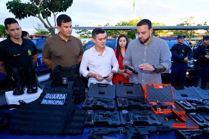 Segurança municipal armamento Guarda municipal segurança publica pistola