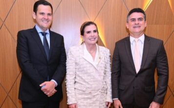 David Almeida celebra continuidade de Yara Lins à frente do TCE-AM e reforça cooperação entre instituições