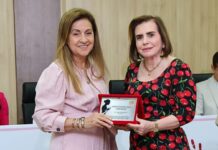 Presidente do TCE-AM é homenageada por atuação na defesa das mulheres