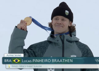 Ouro histórico de Lucas Pinheiro coloca o Brasil no pódio das Olimpíadas de Inverno