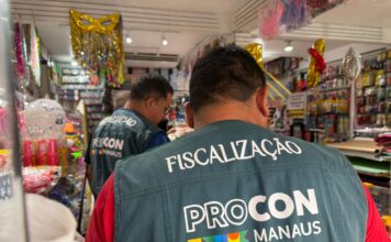 Operação de Carnaval do Procon Manaus apreende mais de 1,4 mil produtos irregulares