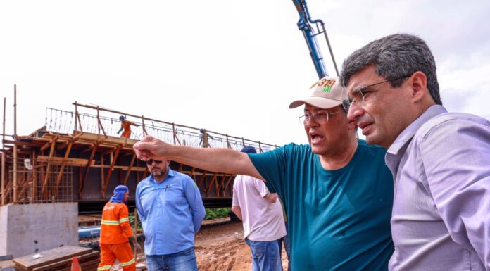 Obras da ponte do Autaz Mirim seguem mesmo no Carnaval na BR-319