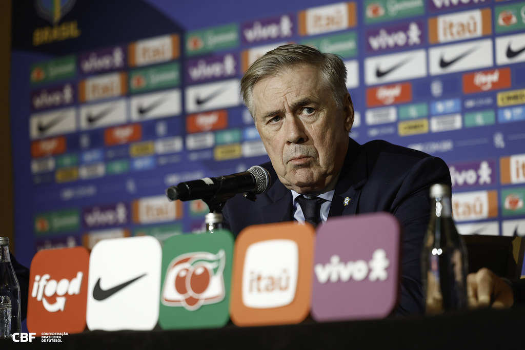 05.12.2025 - Coletiva Carlo Ancelotti e Rodrigo Caetano FOTO- @rafaelribeirorio : CBF
