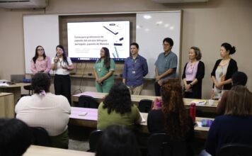 Educadores de escolas bilíngues de Manaus participam de formação para professores de Japonês