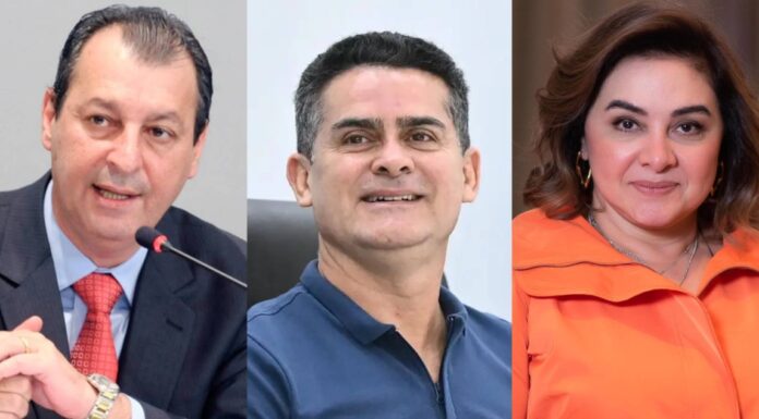 Omar Aziz lidera pesquisa ao Governo do Amazonas; David Almeida e Maria do Carmo estão empatados