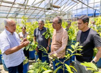 Omar Aziz reforça papel estratégico da pesquisa científica em visita à Embrapa