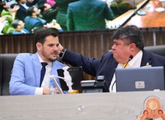 David Reis conduz sessão e oficializa transição com posse de Renato Junior