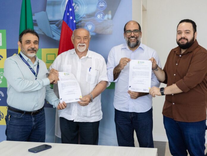 Jucea 3_Assinatura Doc Nova Sede _ Eylan Lins, Belarmino Lins, Vivaldo Michiles Neto, Luiz Educardo Braga__foto Gabriel Retondano Sead