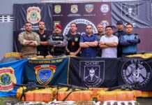 Governador Roberto Cidade reforça combate ao tráfico com apreensão de 2,5 toneladas de drogas no Amazonas