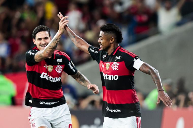Bruno henrique e Pedro. Flamengo.