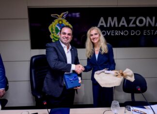 Governador Roberto Cidade reforça parceria com União Europeia por desenvolvimento sustentável no Amazonas