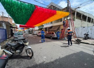 Prefeitura de Manaus reforça iluminação em ruas da Copa e amplia segurança no Morro da Liberdade