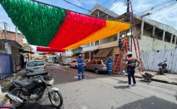 Prefeitura de Manaus reforça iluminação em ruas da Copa e amplia segurança no Morro da Liberdade