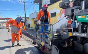 Cidade Nova ganha mega recapeamento em uma das vias mais movimentadas de Manaus