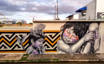 Parintins ganha novos murais e amplia circuito de arte urbana na cidade às vesperas do Festival