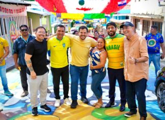 Renato Junior visita Ruas da Copa e reforça apoio às tradições populares de Manaus