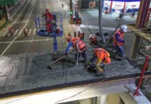 Nova passarela da Torquato Tapajós avança e entra na fase final de obras