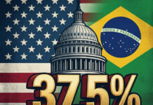 Estados Unidos impõem nova tarifa a produtos brasileiros e tributação total pode chegar a 37,5%