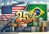Tarifa de 25% dos EUA sobre produtos do Brasil entra em vigor hoje