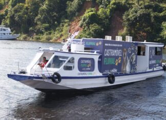 Amazonas ganha primeiro Castramóvel Fluvial do mundo para atender comunidades ribeirinhas