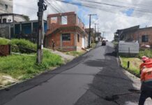 Cidade de Deus recebe obras de recuperação asfáltica e recapeamento em vias da zona Norte