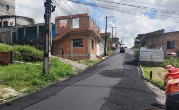 Cidade de Deus recebe obras de recuperação asfáltica e recapeamento em vias da zona Norte