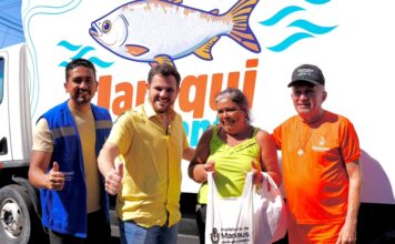 Renato Junior amplia segurança alimentar com distribuição gratuita de jaraqui em Manaus
