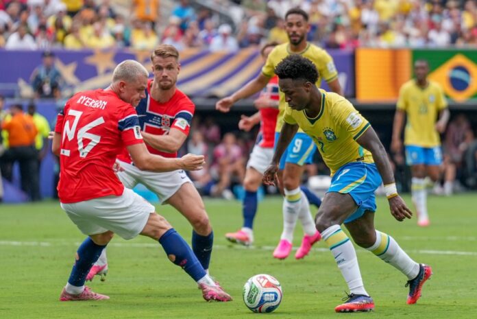 Seleção Brasileira criou chances, mas não superou a Noruega Créditos- Nelson Terme : CBF