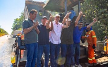 Omar Aziz e Eduardo Braga inauguram três portos e vistoriam obras da BR-319 no Amazonas