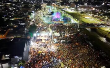 Convenção do Avante reúne 40 mil pessoas em Manaus e oficializa David Almeida e Shádia Fraxe ao Governo do Amazonas